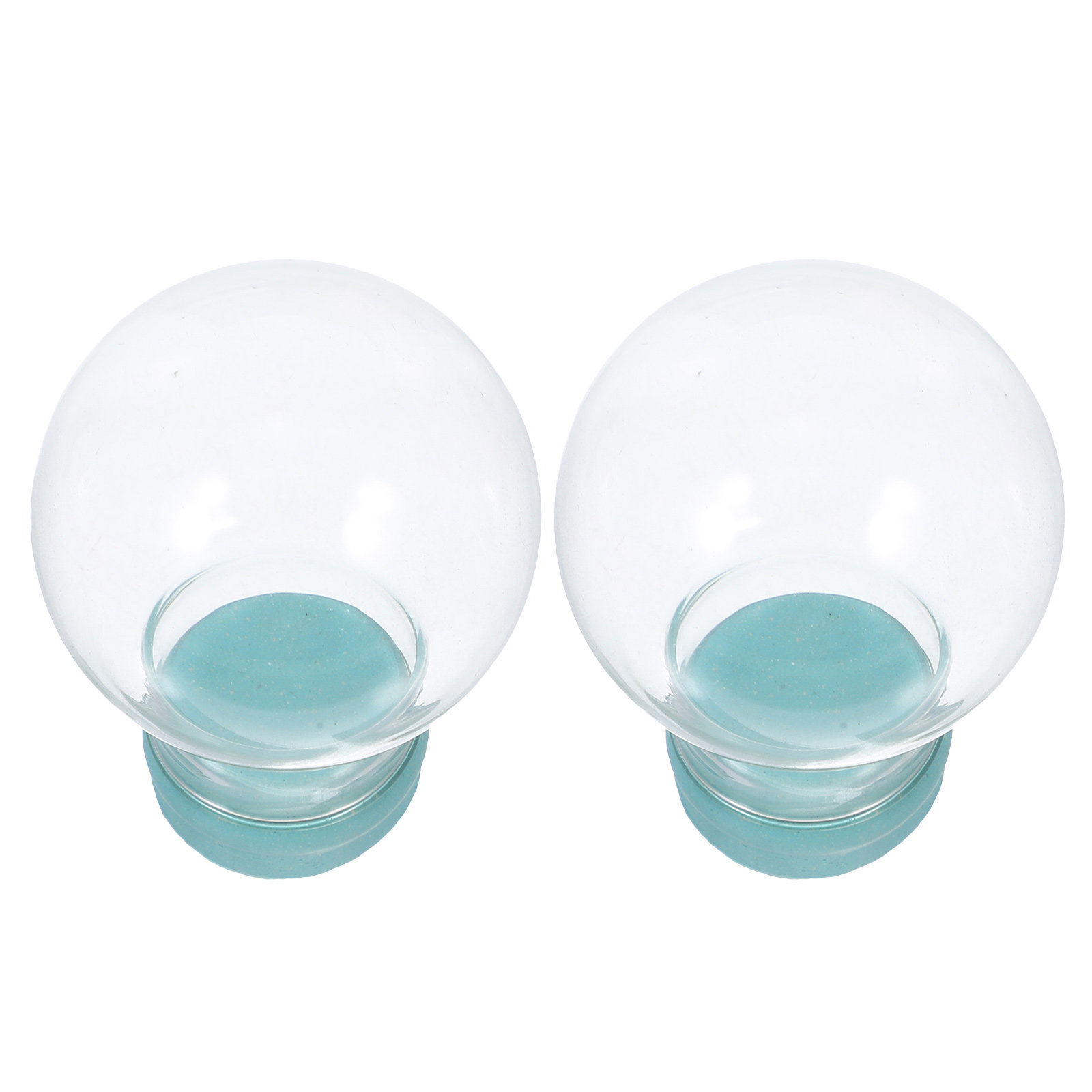 Plastic Dome Clear - 2 adet şeffaf kar küresi kubbe
