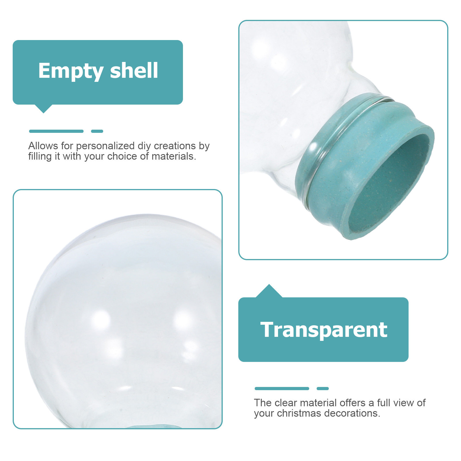 45 mm Boş Şeffaf Noel Kar Küre - Plastic Dome Clear incelemesi ve fiyatı