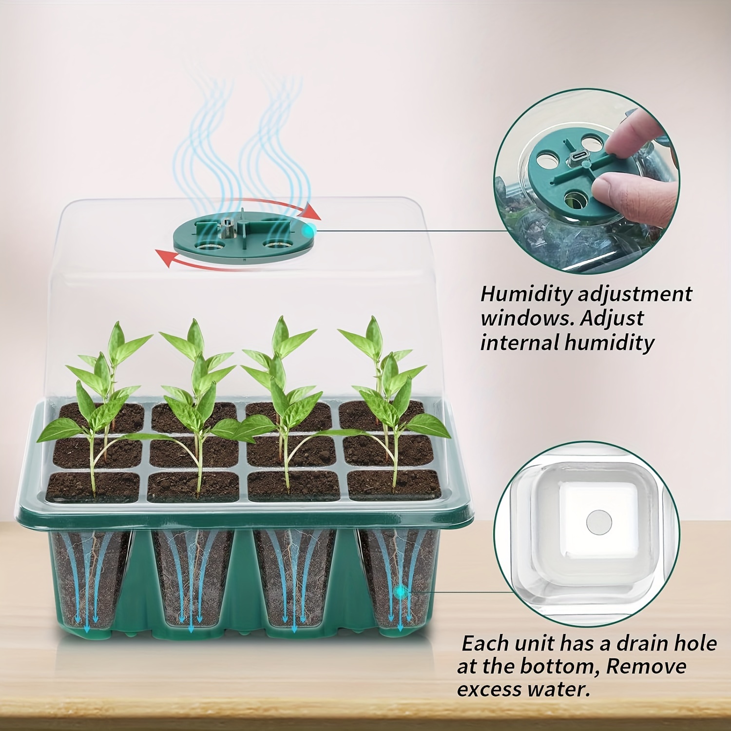 Fide Yetiştirme Kiti - 1/2/3 s - Humidity Dome Kit incelemesi ve fiyatı